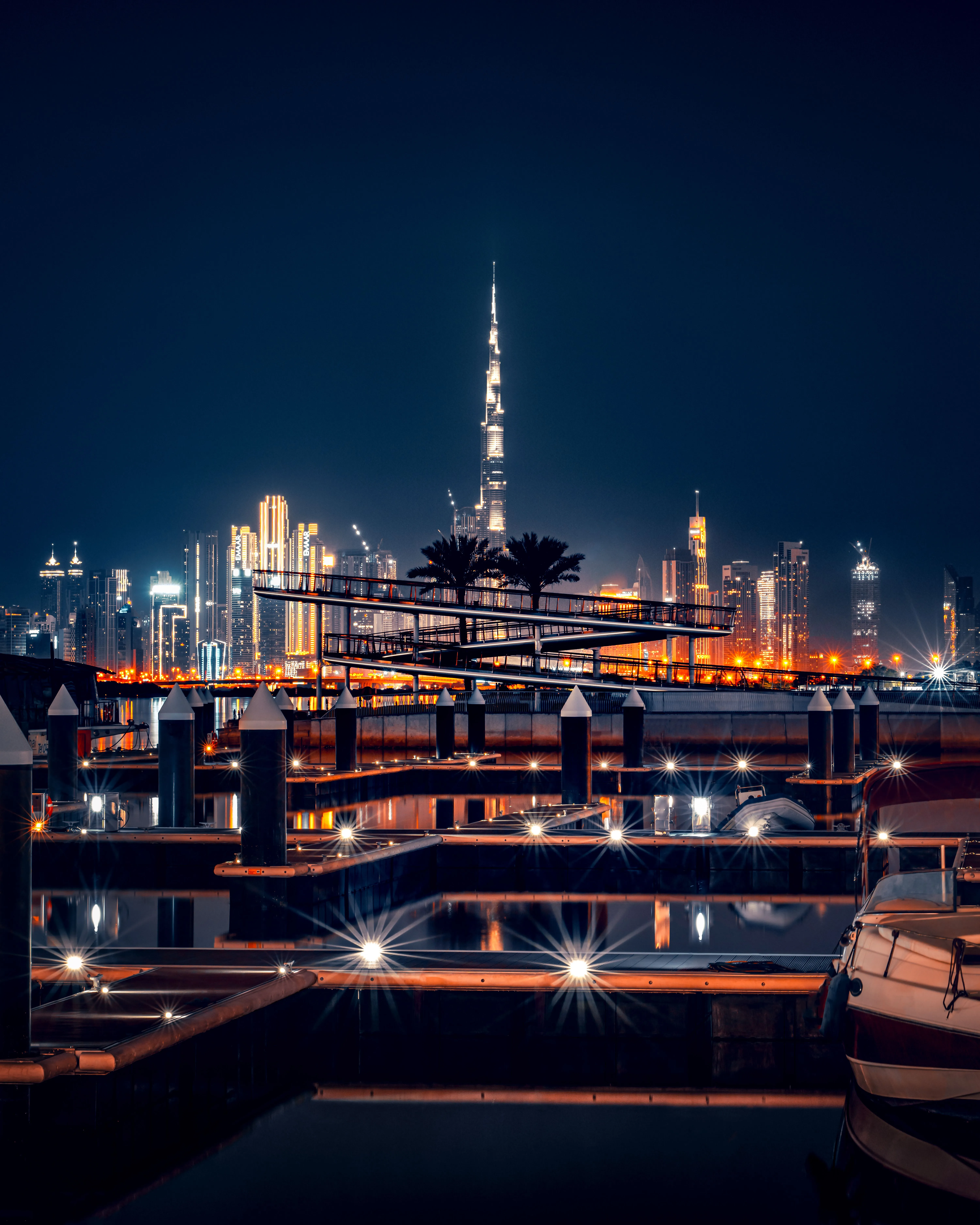 Dubai modern városi hangulata