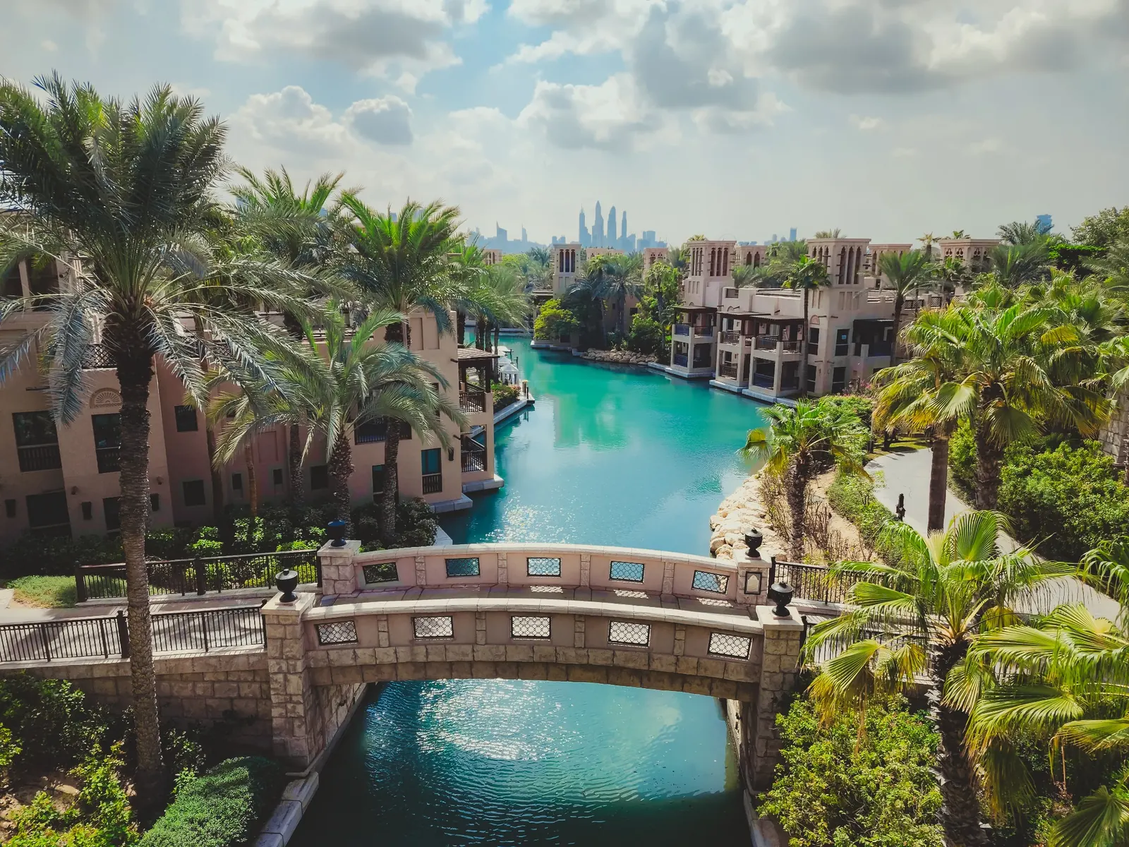 Madinat Jumeirah vízparti hangulat